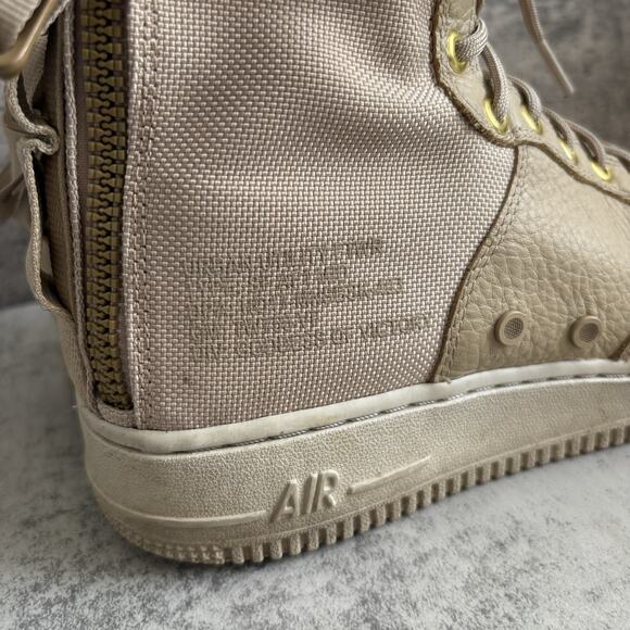 Men\'s Size 8 Nike SF Air Force 1 Mid Mushroom Brown Tan 917753-200 Nice!! main image 7